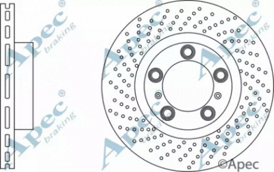 APEC BRAKING dsk3210 -  Тормозной диск